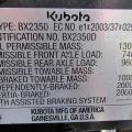 Kubota BX2350 SOLD