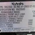 Kubota BX2350 SOLD