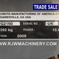 Kubota G2160 ride on mower